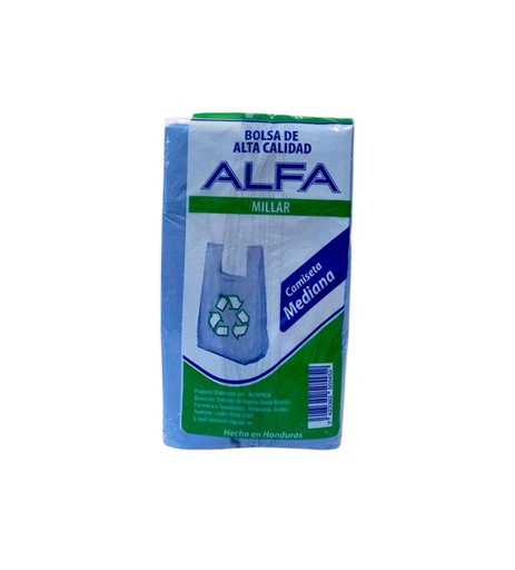 [7423382505452] BOLSA CAMISETA MILLAR MEDIANA 