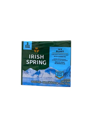 [035000141255] JABON IRISH SPRING  3PACK ICY