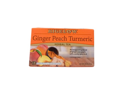 [072310010925] TE BIGELOW GINGER PEACH 
