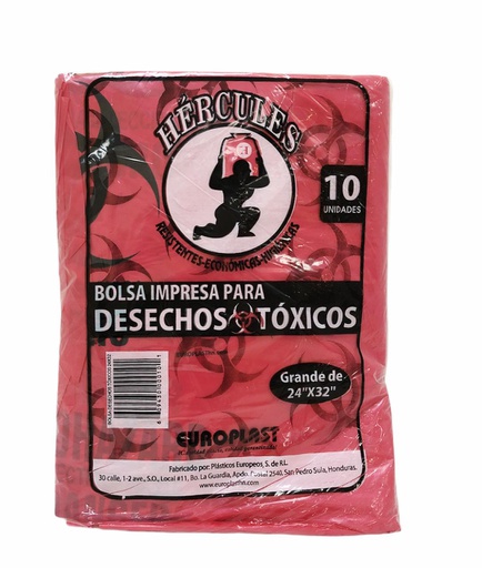 [609430000101] BOLSA HERCULES DESECHOS TOXICO