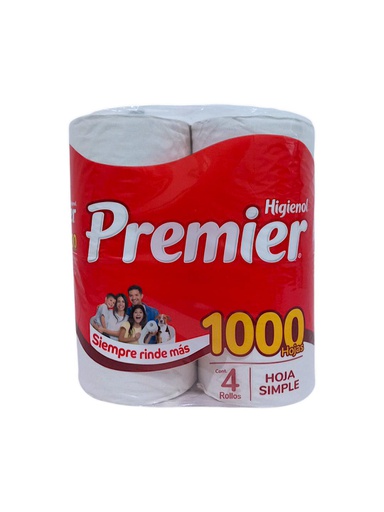[7502247333123] PAPEL HIG  PREMIER 1000H/4 ROL