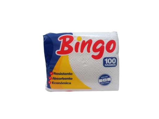 [856038008828] SERVILLETA BINGO 100 GRS
