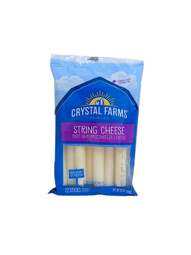 [075925300672] STRING CHEESE CRYSTAL FARMS 12