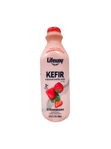 [017077103329] KEFIR STRAWBERRY LOWFAT MILK
