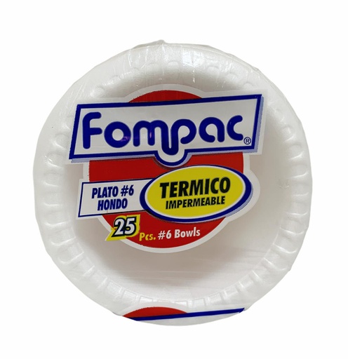 [7428732000267] PLATO #6 HONDO FOMPAC 25 UN EL