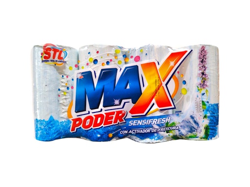 [7421001656103] JABON MAX PODER SENSIFRESH 4P