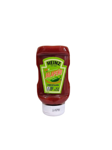 [01395406] KETCHUP JALAPEÑO HEINZ 14 OZ