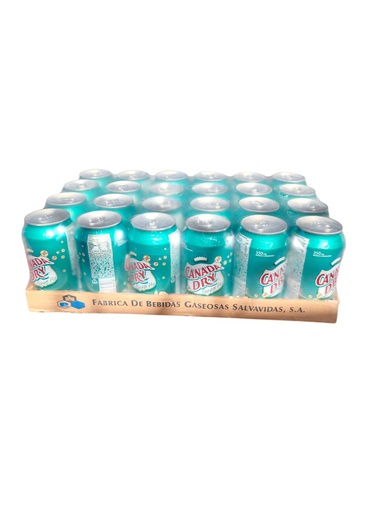 [7401002307518_2] CAJA DE GINGER ALE CANADA DRY LATA