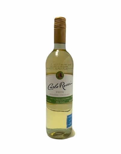 [085000001868] VINO CARLO ROSSI WHITE 750 ML