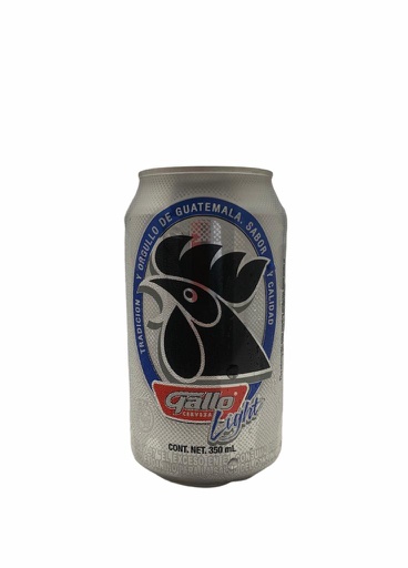 [7401000702421] CERVEZA GALLO LATA LIGHT 350ML