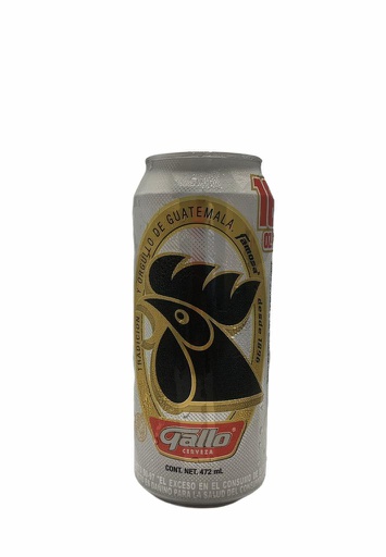 [7401000702612] CERVEZA GALLO LATA 472ML 16OZ 