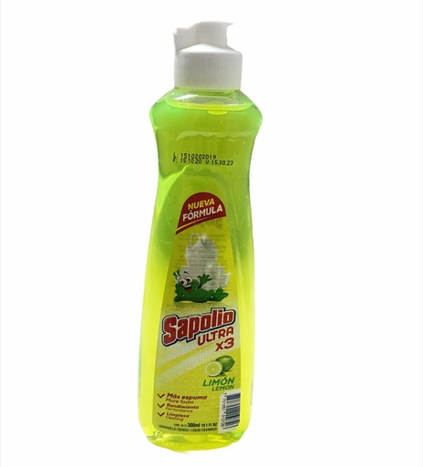 [7751851010726] LAVAVAJILLA SAPOLIO LIMON 300 