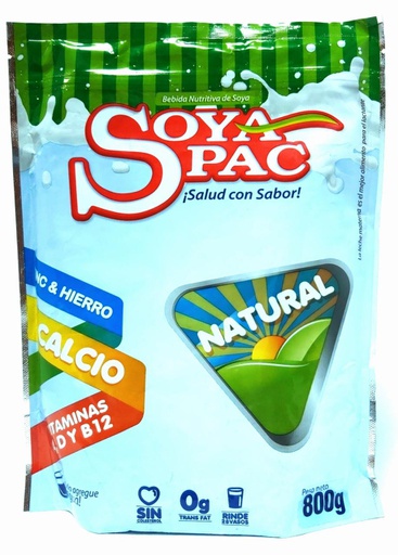 [012245007300] SOYA PAC NATURAL 800 GR