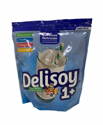 Productos de Soya : Leche en Polvo Delisoya Natural Sin Lactosa 360 G