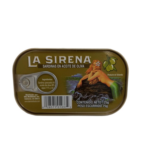 [028571010372] SARDINA LA SIRENA EN ACEITE DE