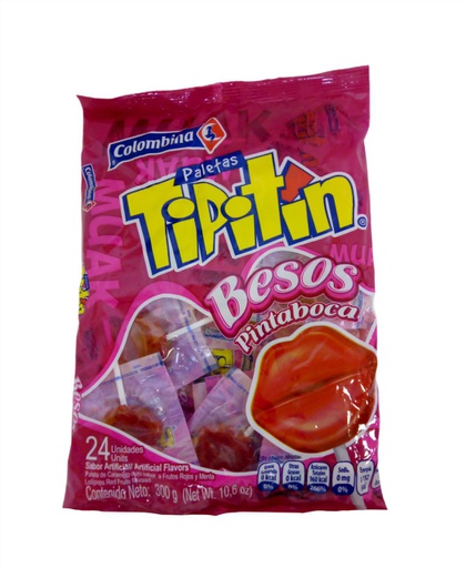 [7406234003320] PALETA TIPITIN BESOS COLOMBINA