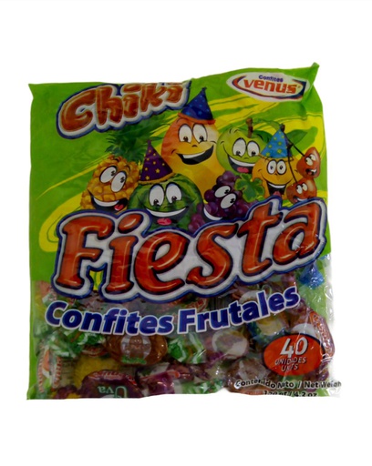 [7422230101709] CONFITE CHIKI FIESTA VENUS 40