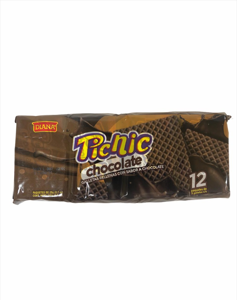 PICNIC CHOCOLATE DIANA 12 UNI Supermercado El Éxito