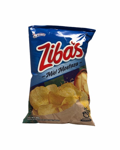 [750894610006] ZIBAS PAPITAS MIEL MOSTAZA 80G