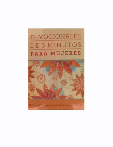 [C200200_8] DEVOCIONALES DE 3 MINUTOS PARA MUJERES