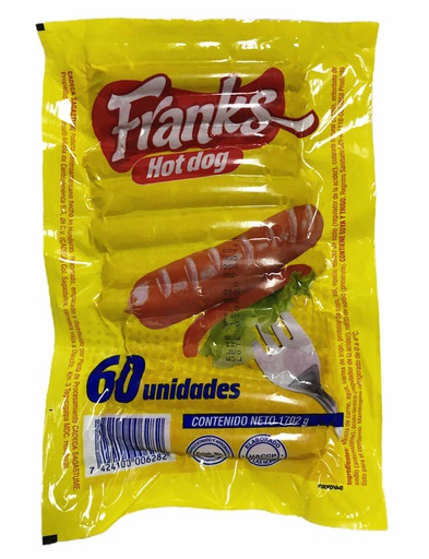 [7424100006282] SALCHICHA FRANKS 0790 1702 GR 