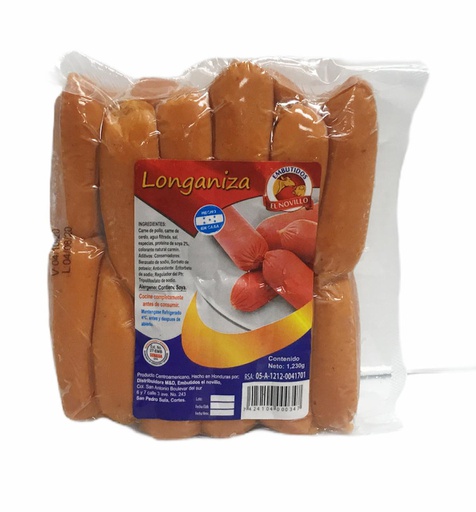 [7424104000347] LONGANIZA NOVILLO 1230 G