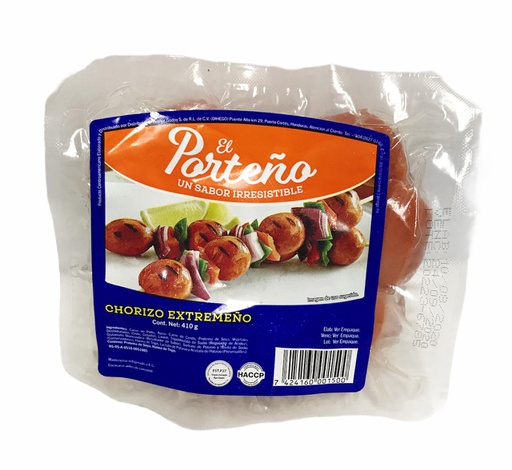 [7424160001500] CHORIZO EXTREMEÑO EL PORTEÑO 4