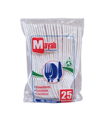 [7427900700343] TENEDOR MAYAB 25UN