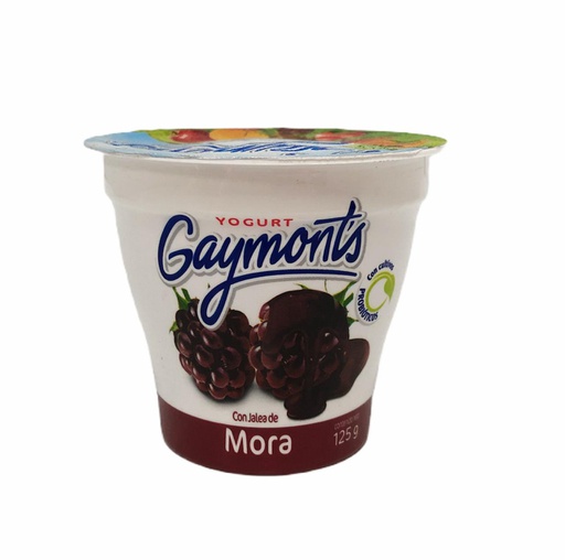 [7401005502439] YOGURT GAYMONTS MORA 125 G