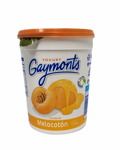 [7401005520181] YOGURT GAYMON MELOCOTON 1 LITR