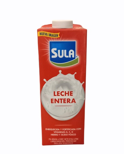 [7421000811367] LECHE EN CAJA ENTERA SULA 1LT TS 946ML